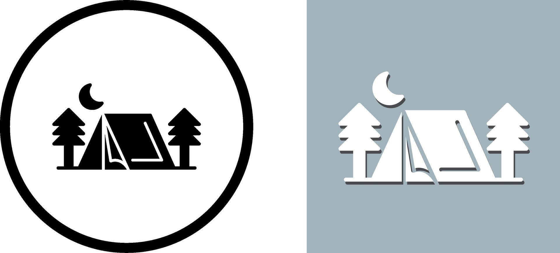 Tent Icon Design vector