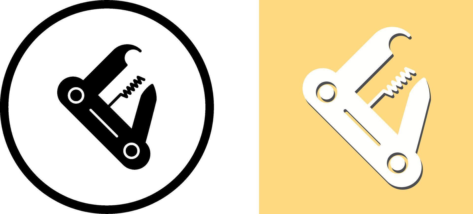 Swiss Army Knife Icon Design vector