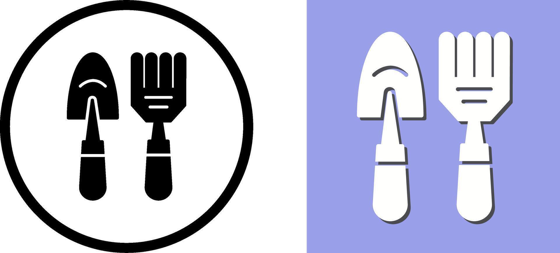 Gardening Tools Icon Design vector