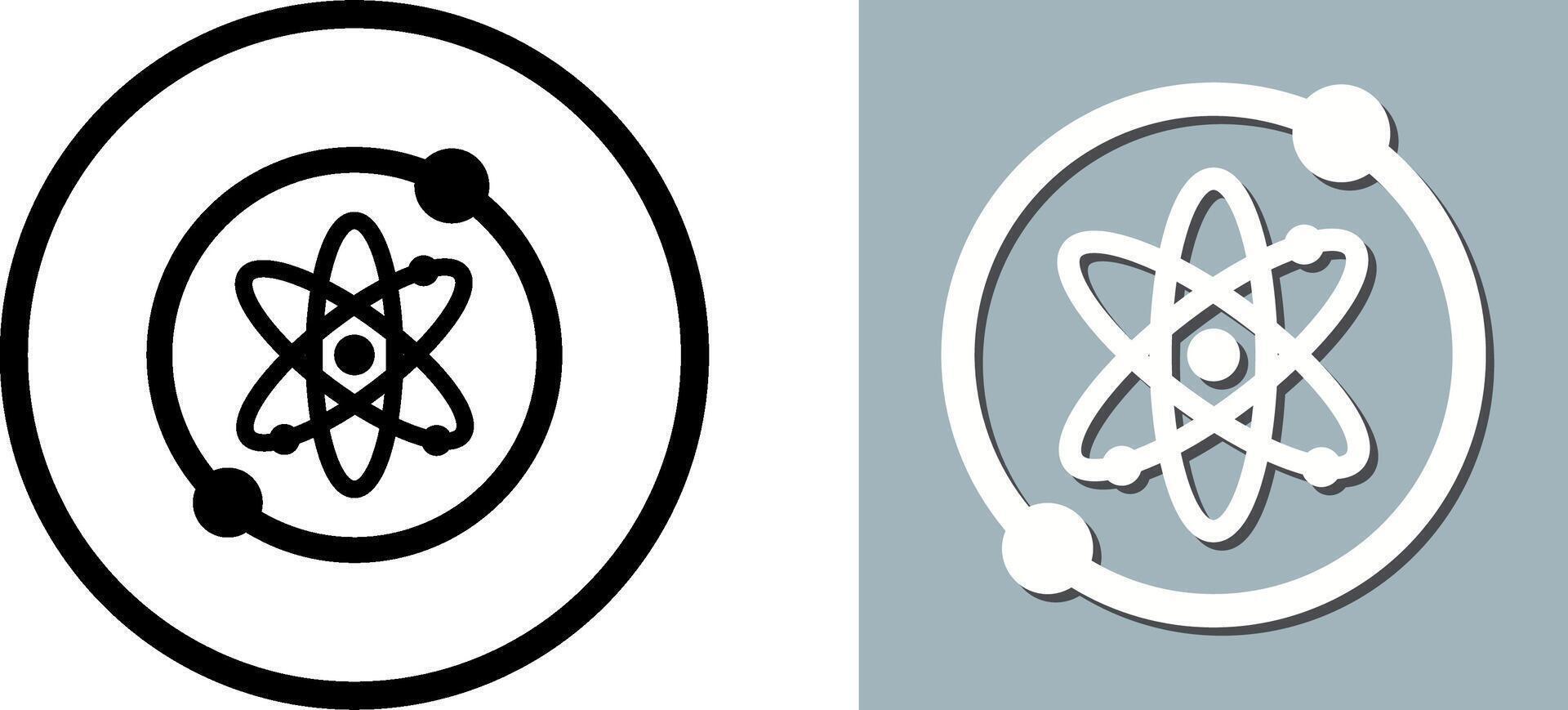 Proton Icon Design vector