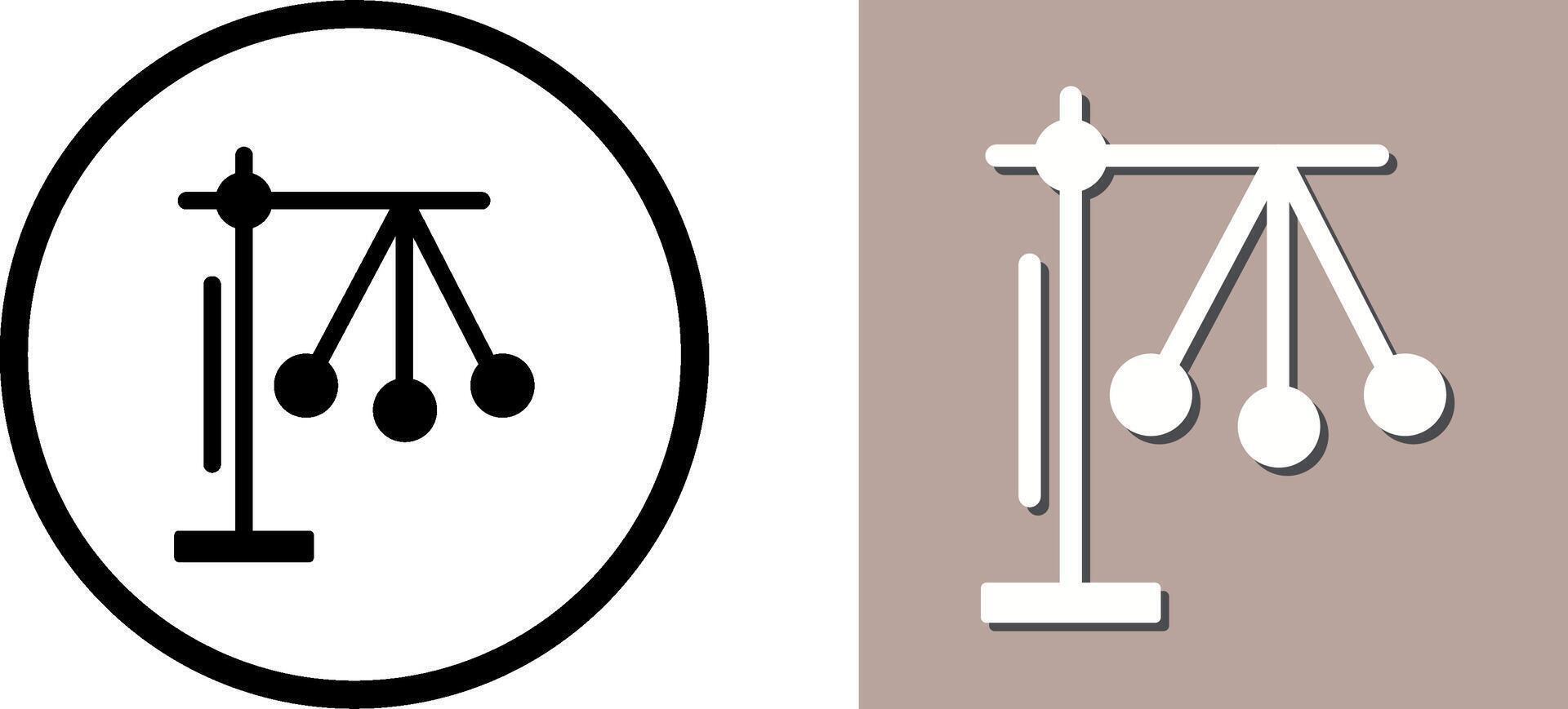 Pendulum Icon Design vector