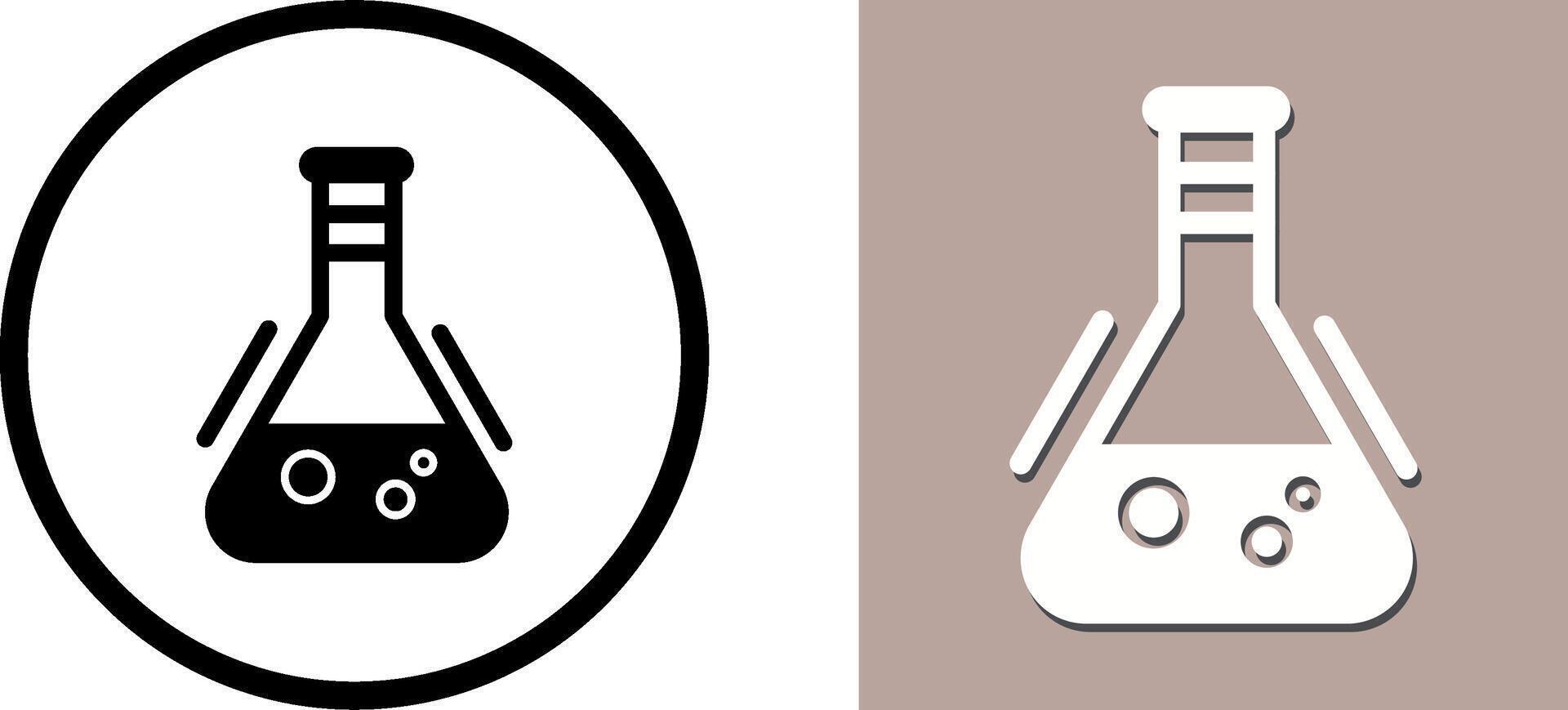 Flask Icon Design vector
