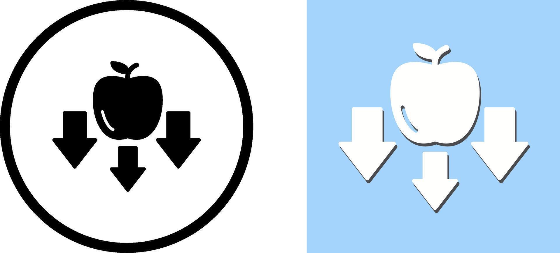 Gravity Icon Design vector