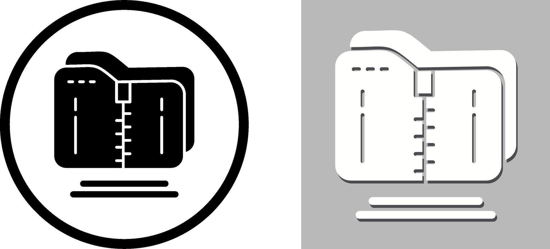 Compressed Icon Design vector