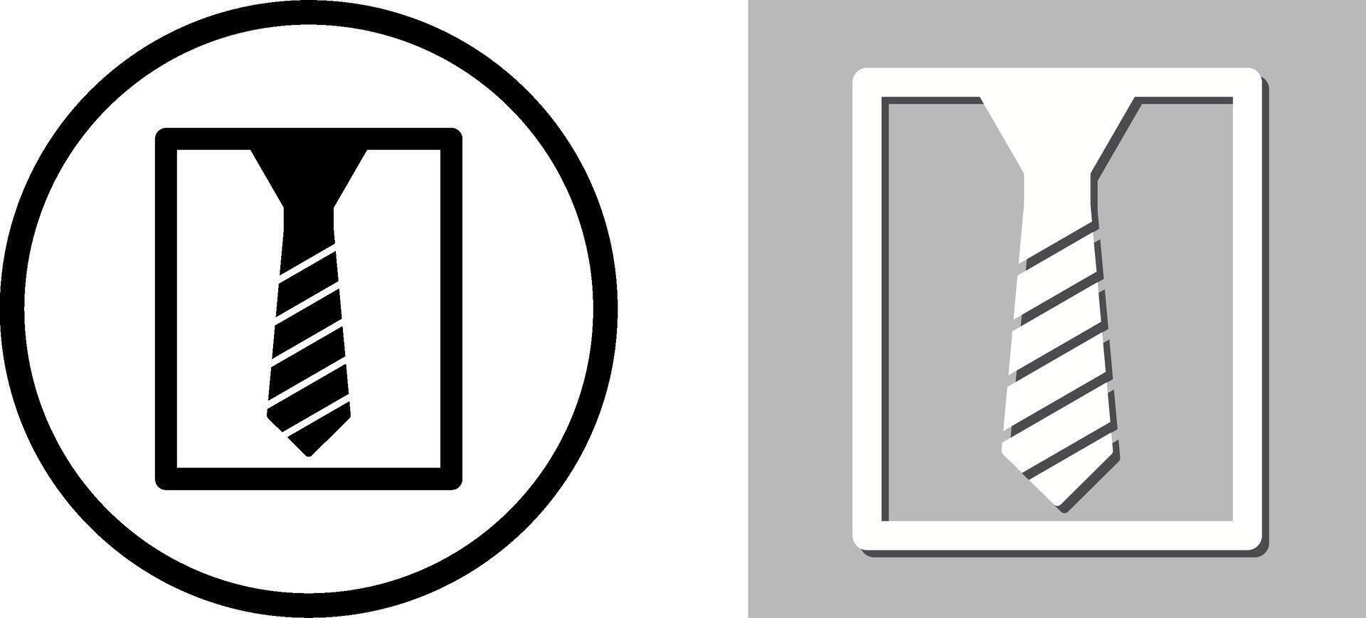 Tie Icon Design vector