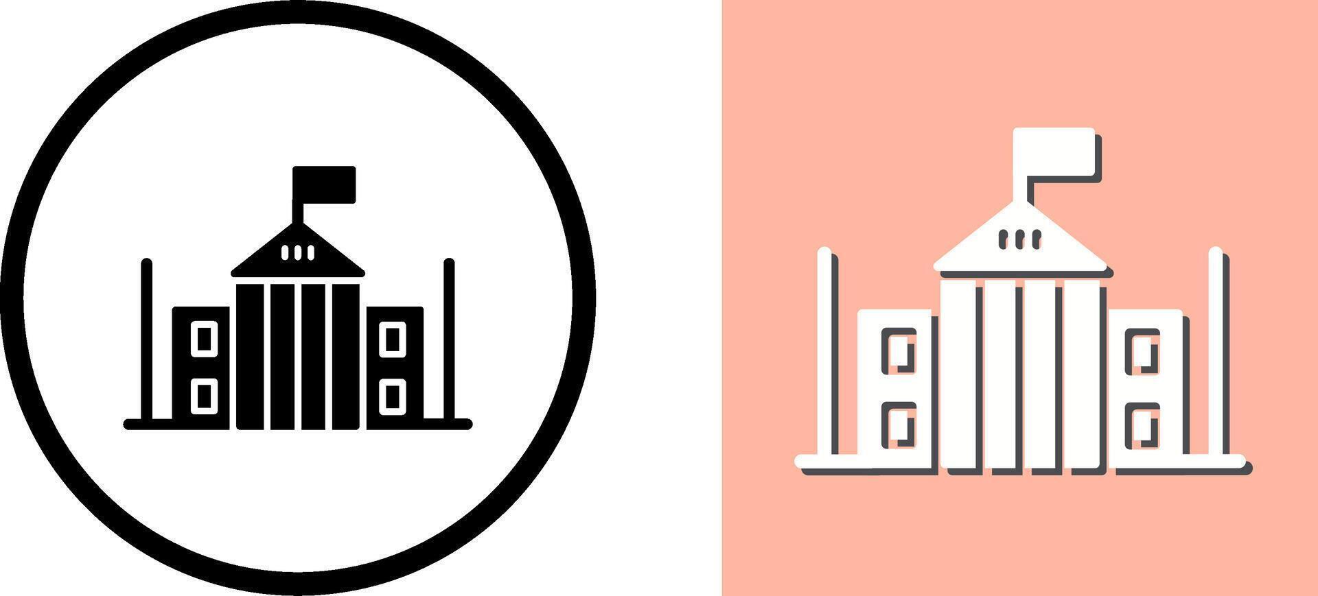 Parliament Icon Design vector