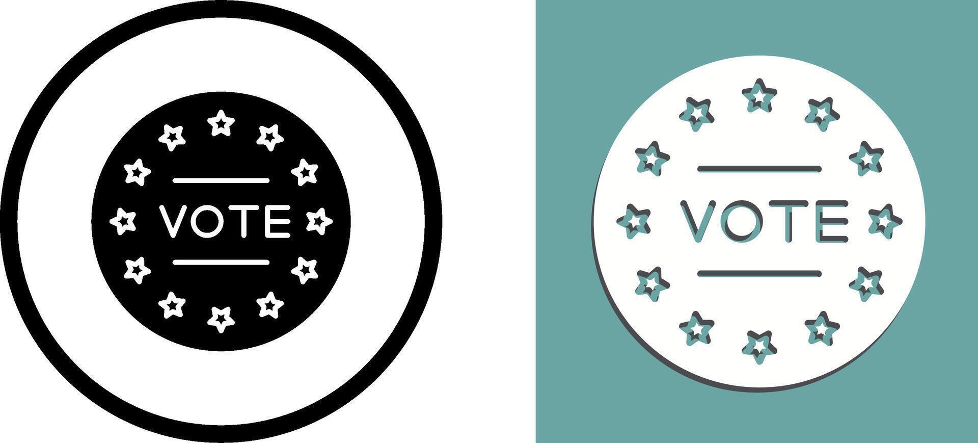 Vote Icon Design vector
