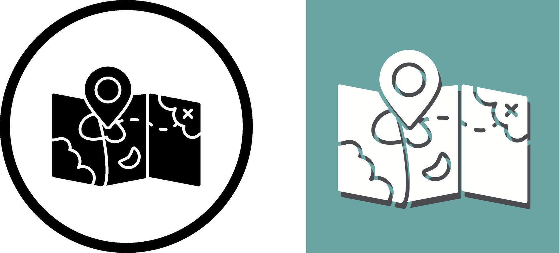 Map Icon Design vector