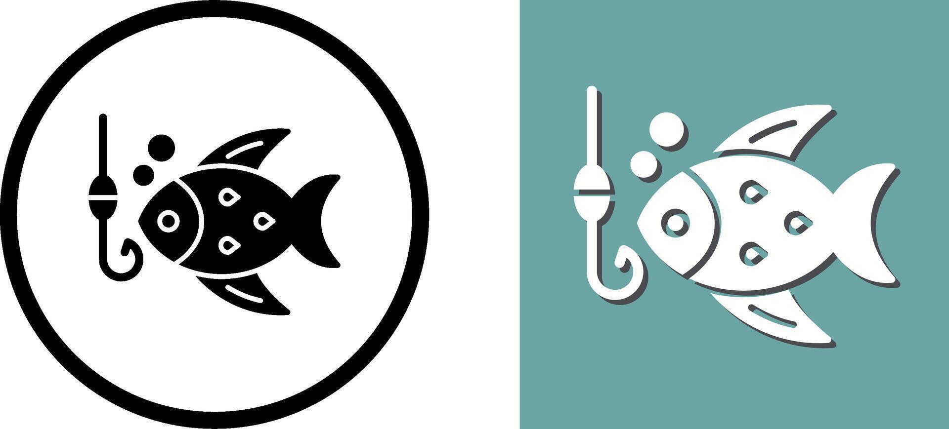 Fishing Icon Design vector