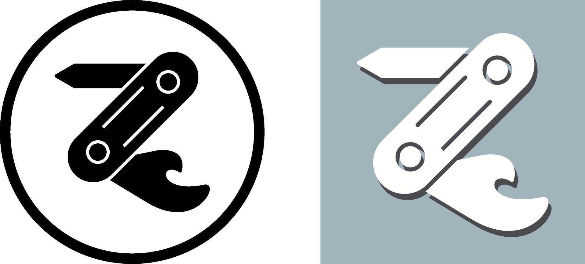 Swiss Army Knife Icon Design vector
