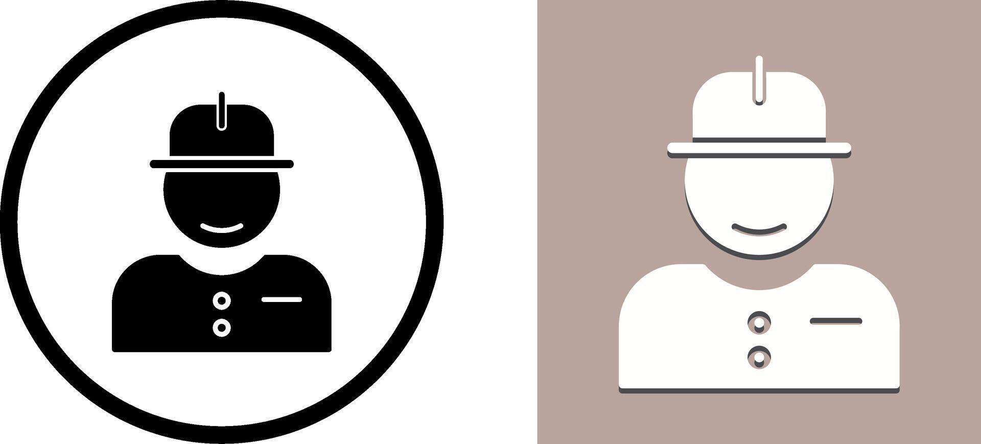 Worker Icon Design vector