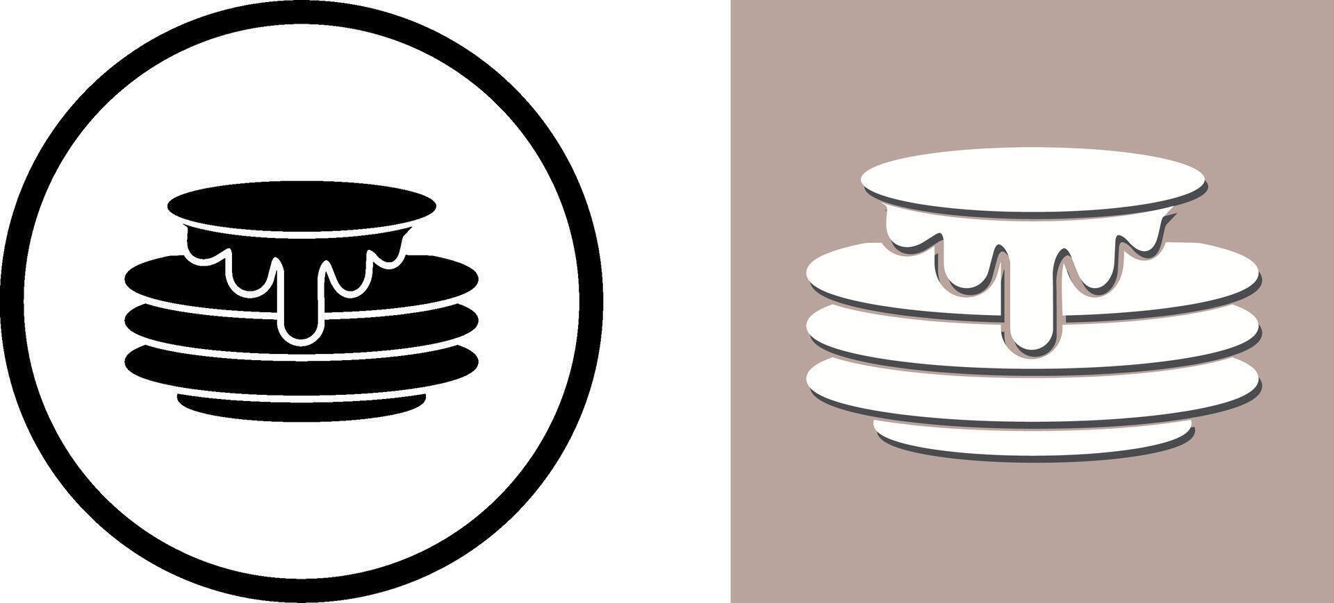 Pancake Icon Design vector