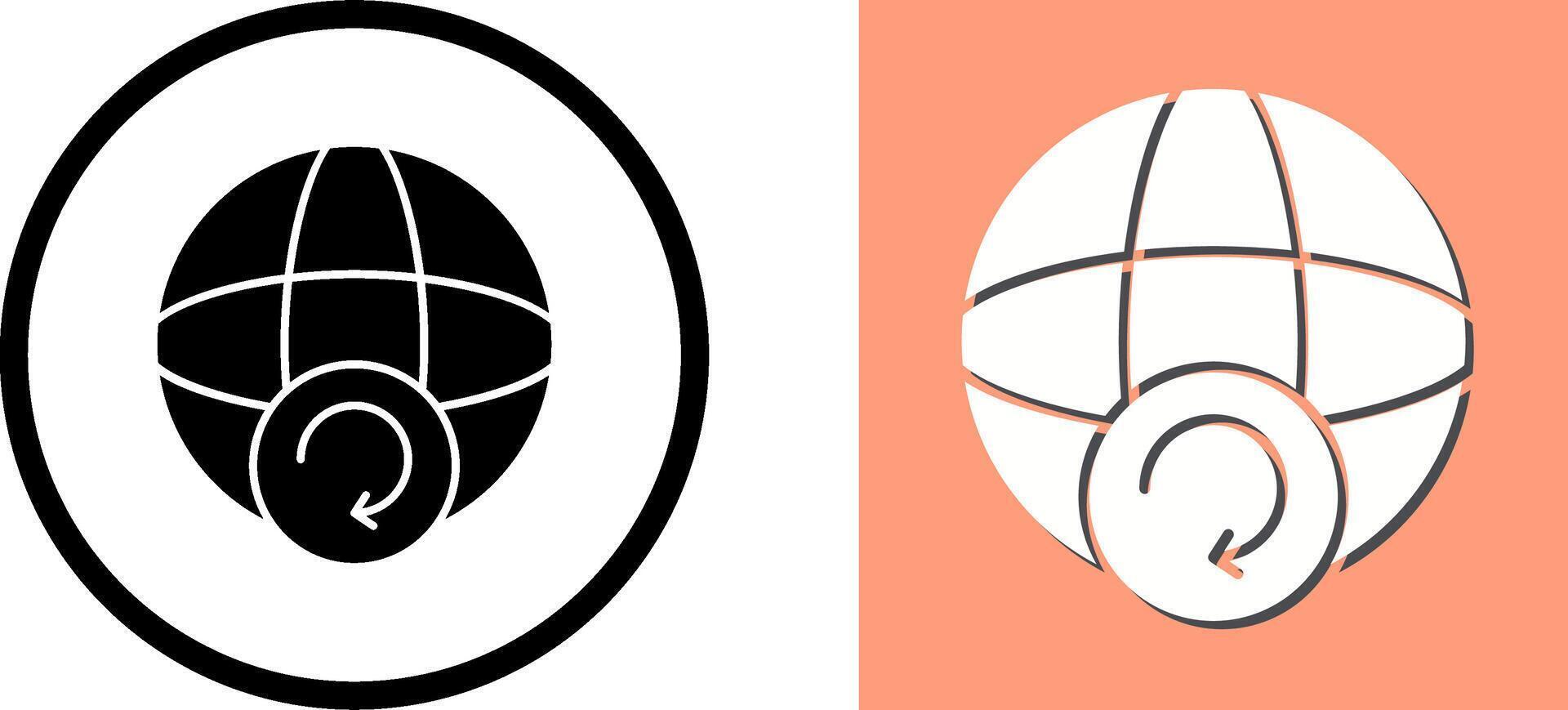 Earth Icon Design vector