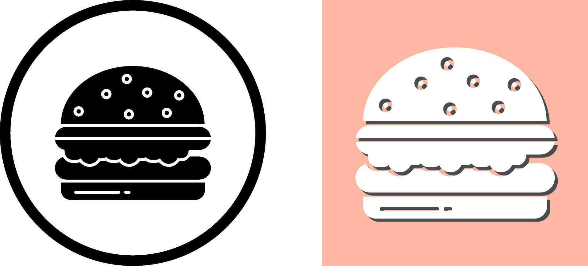 Burger Icon Design vector