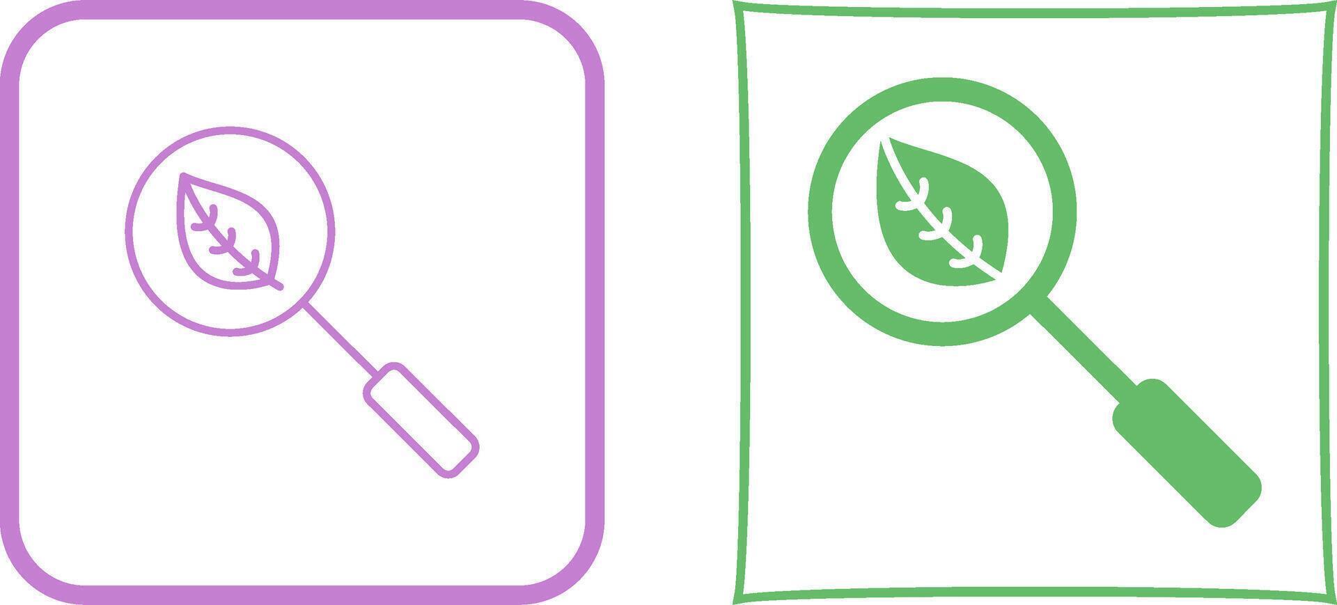 Unique Organic Search Icon Design vector