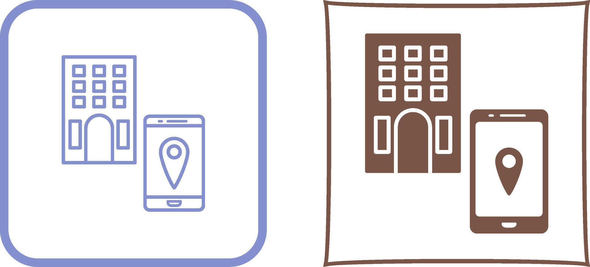 Find Hotel Icon Design vector