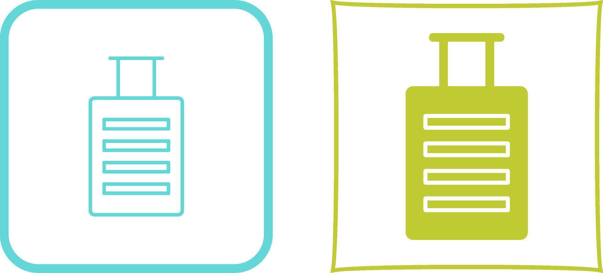 Luggage Icon Design vector