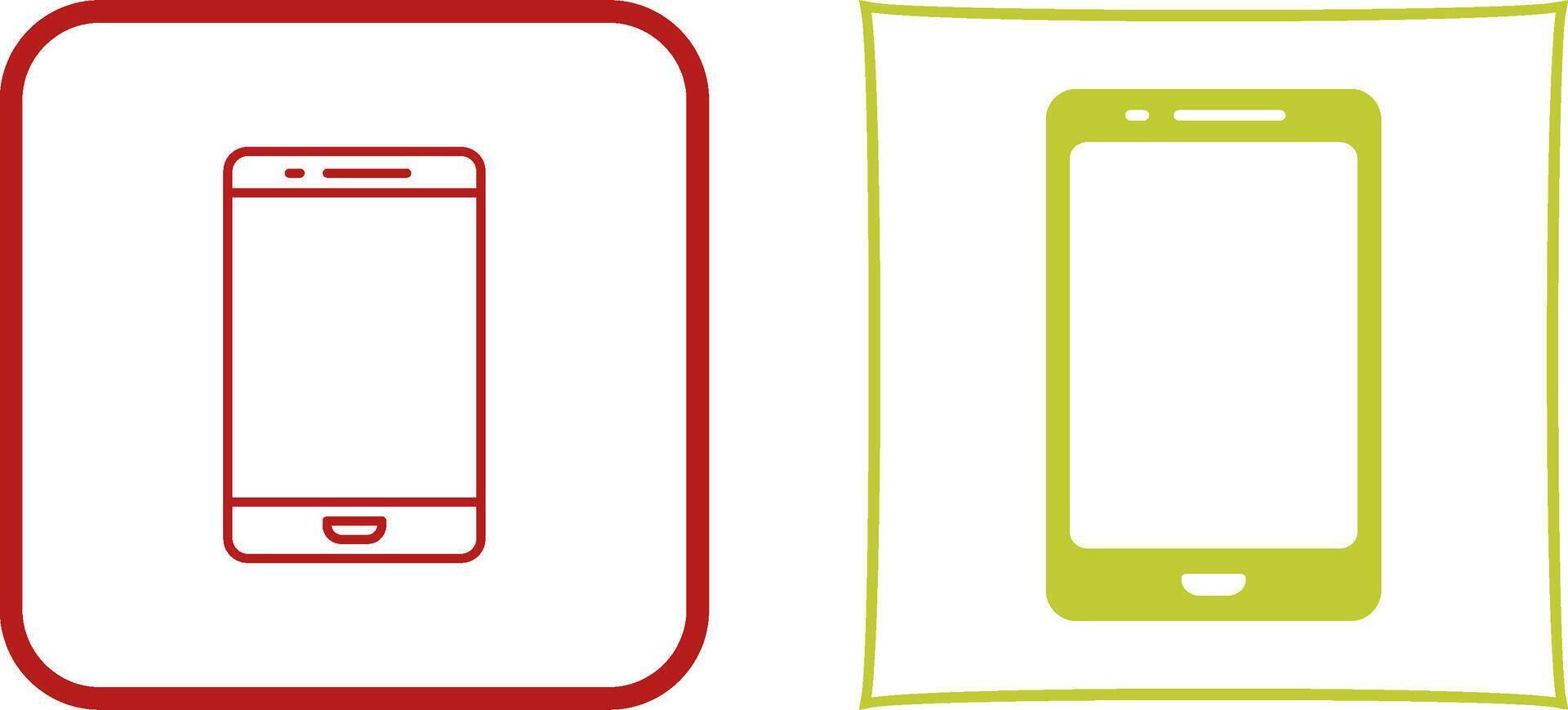 Cell Phone Icon Design vector