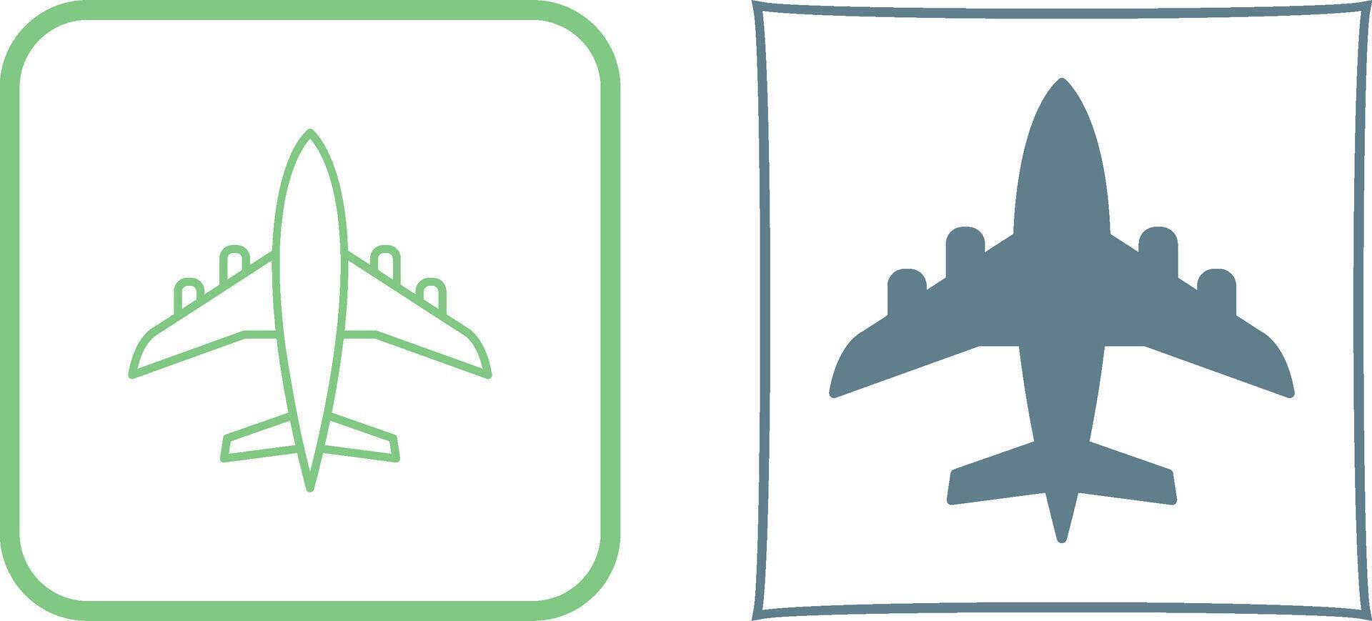 Aeroplane Icon Design vector