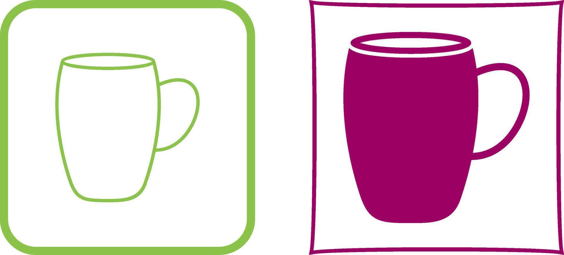 Mug Icon Design vector
