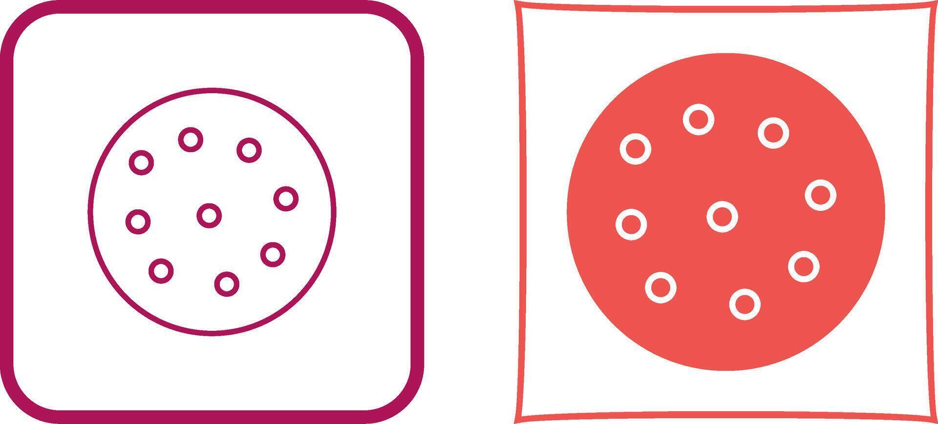 Cookie Icon Design vector
