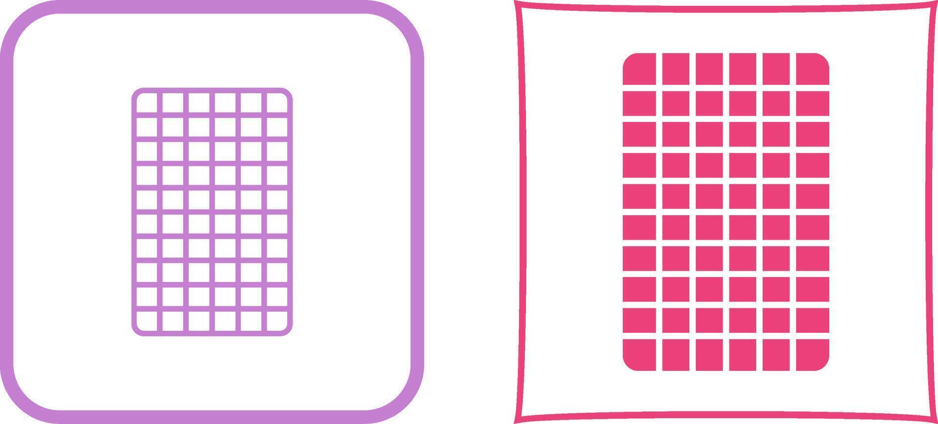 Card Backwards Icon Design vector