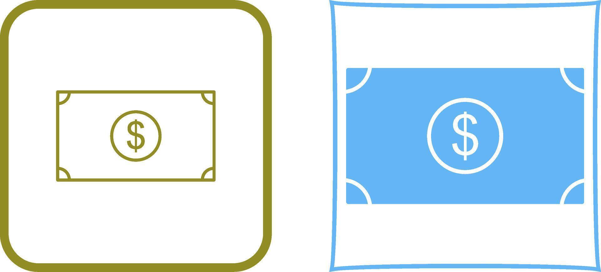 Unique Dollar Icon Design vector