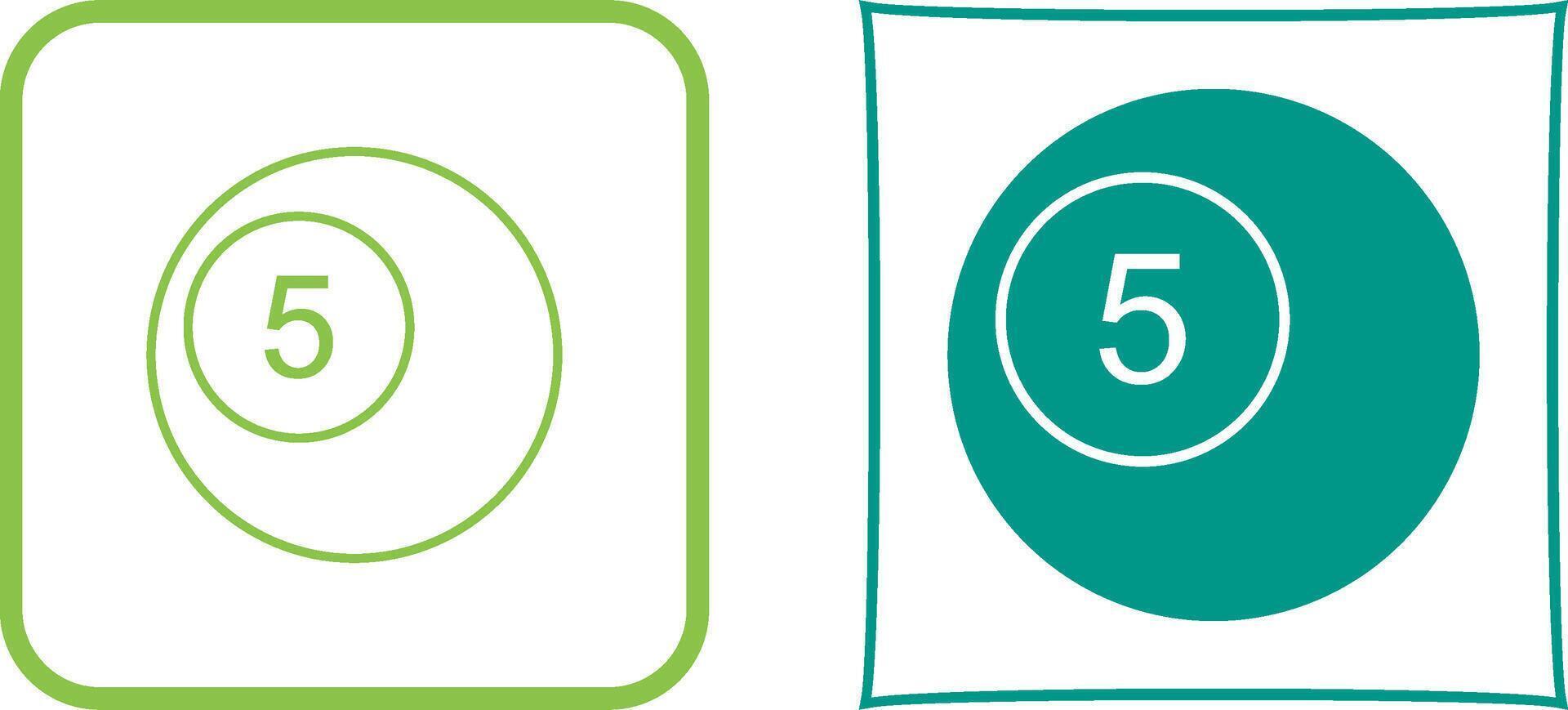 Pool Balls Icon Design vector