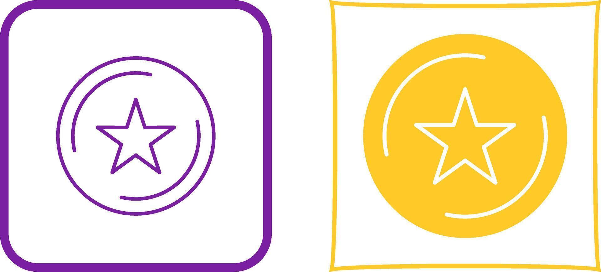 Unique Favorite Icon Design vector