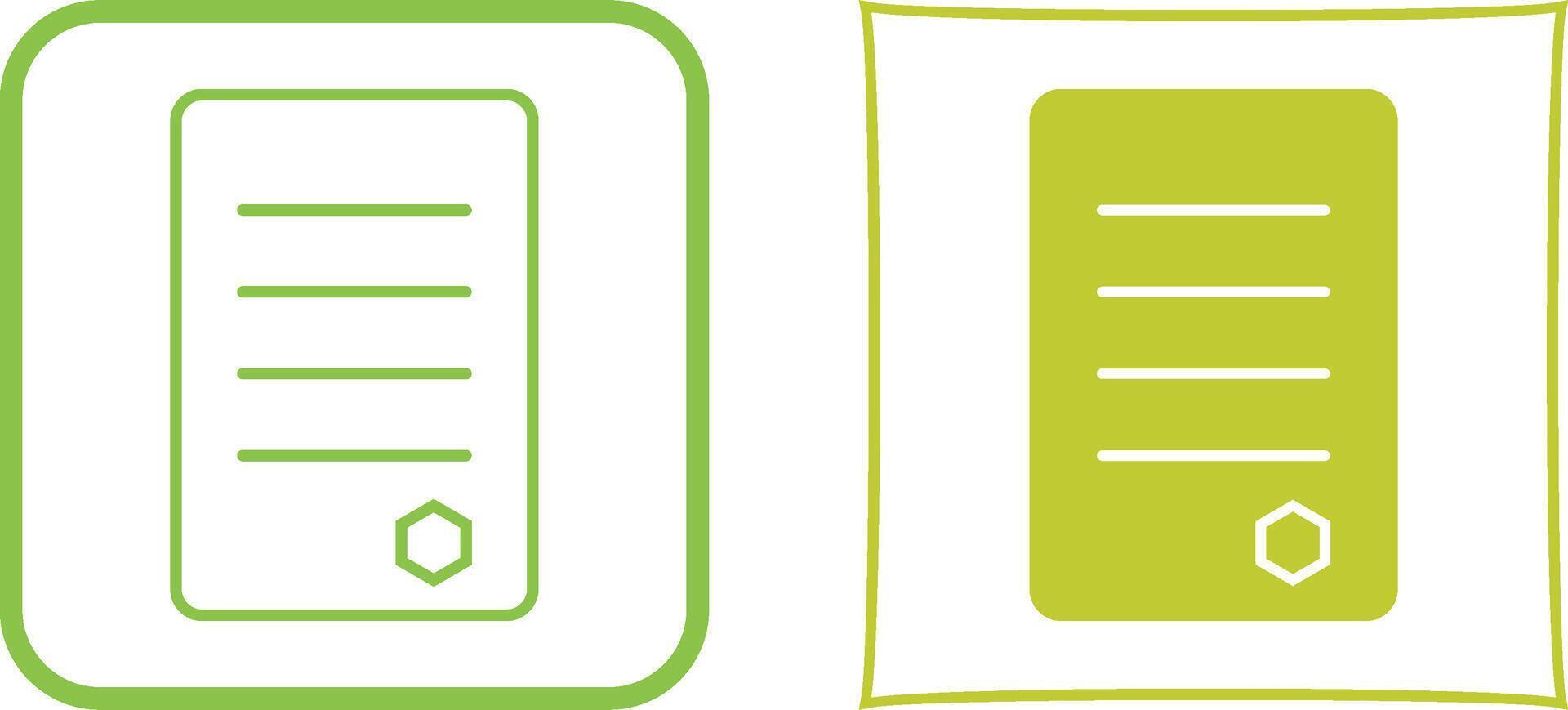 Unique Reports Icon Design vector