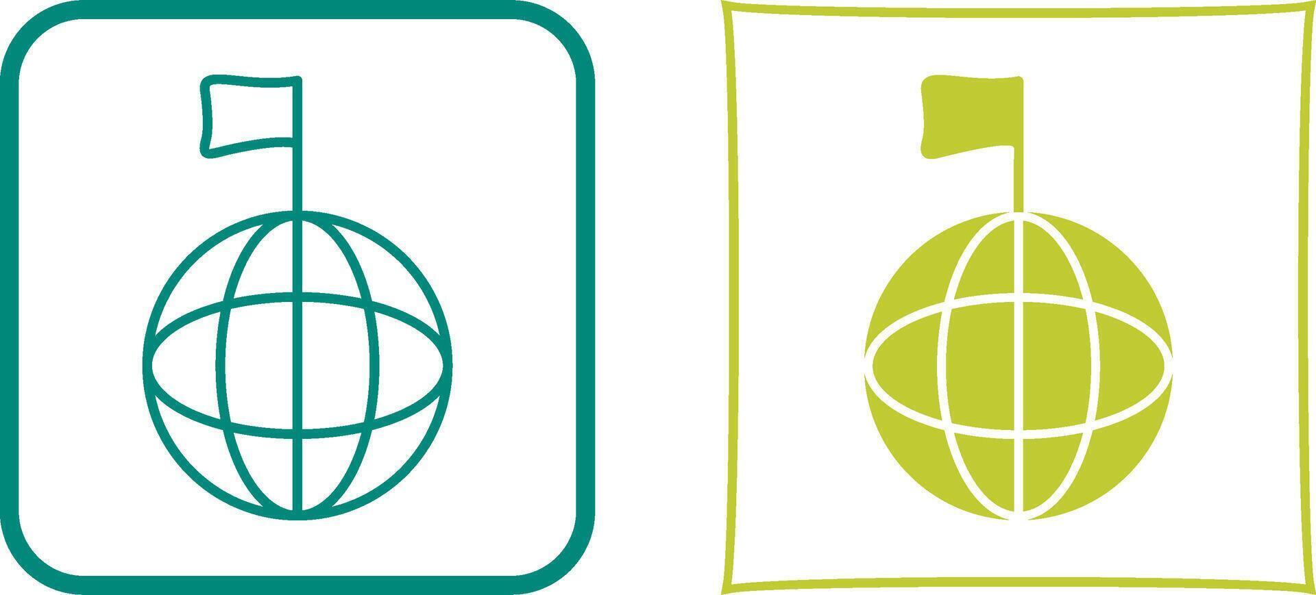 Unique Global Signals Icon Design vector