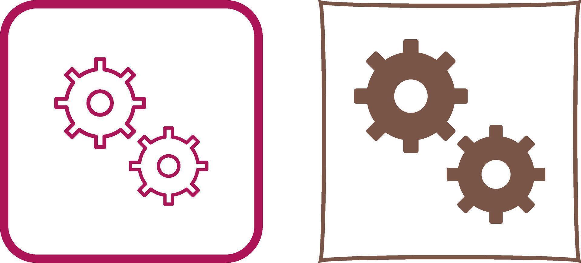 Unique Configurations Icon Design vector