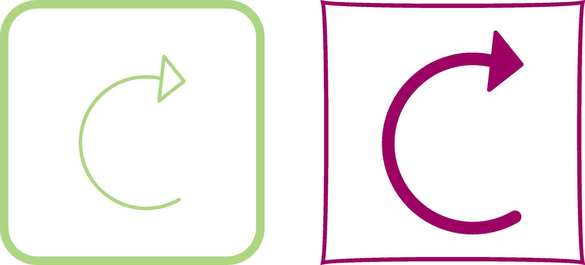 Unique Reload Icon Design vector