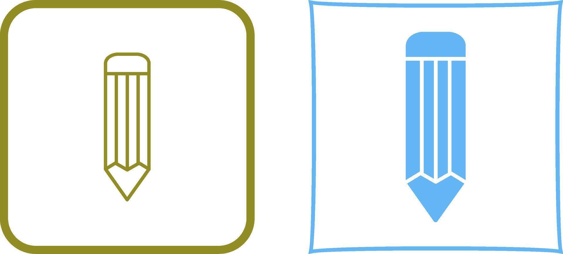 Unique Pencil Icon Design vector