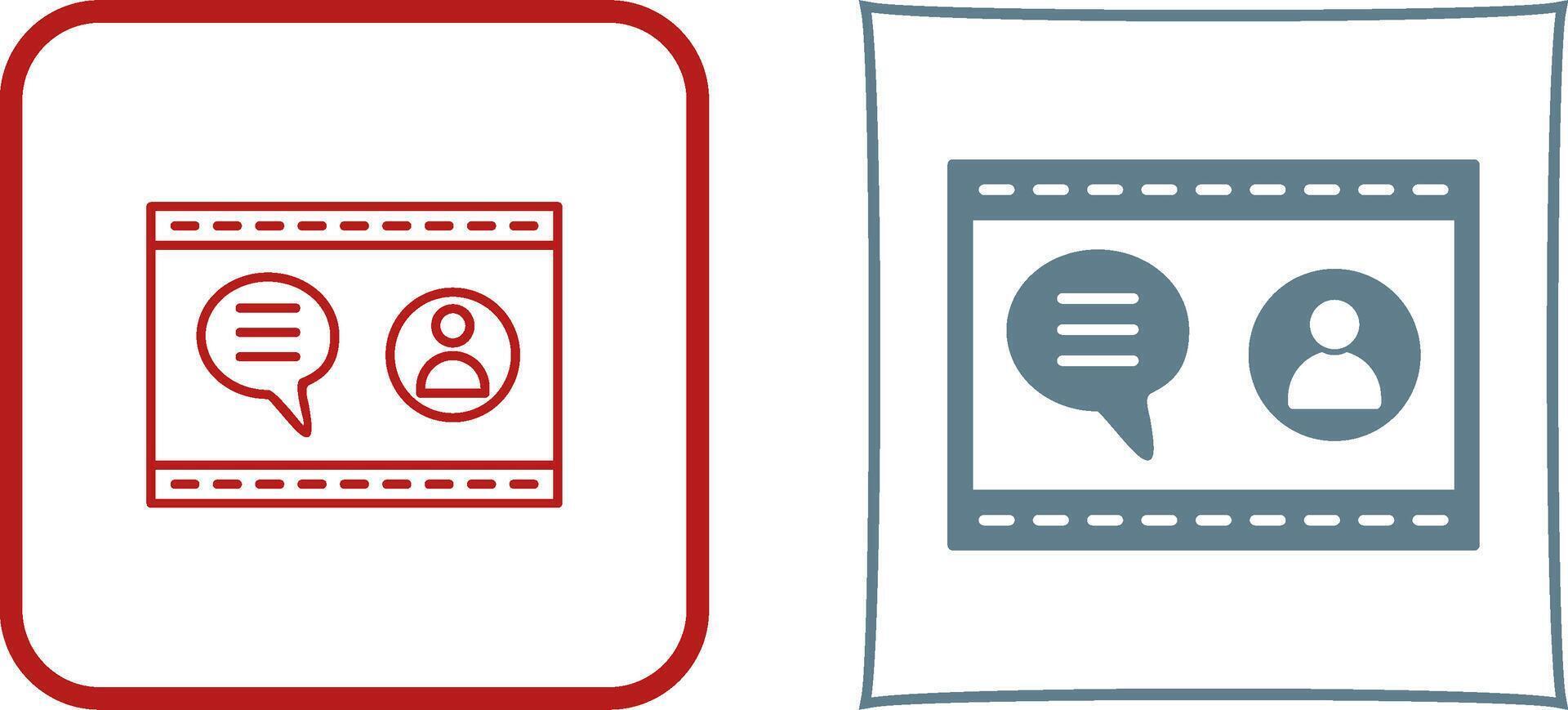 Unique Web Support Icon Design vector