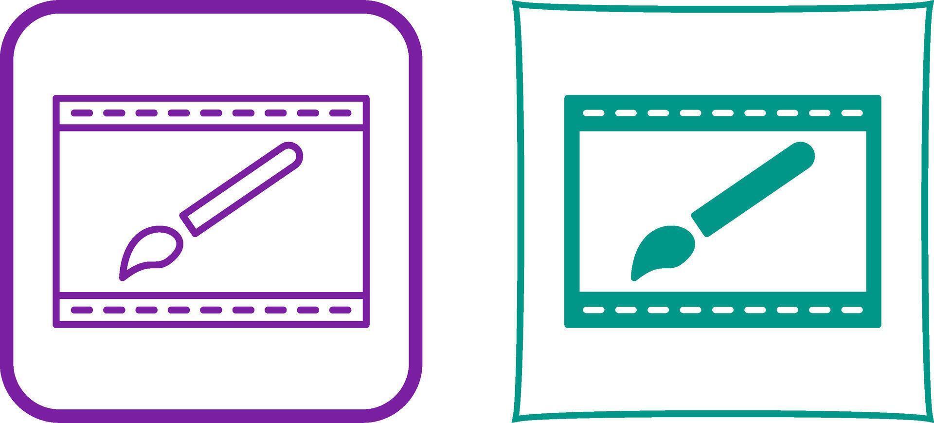 Unique Website Design Icon Design vector