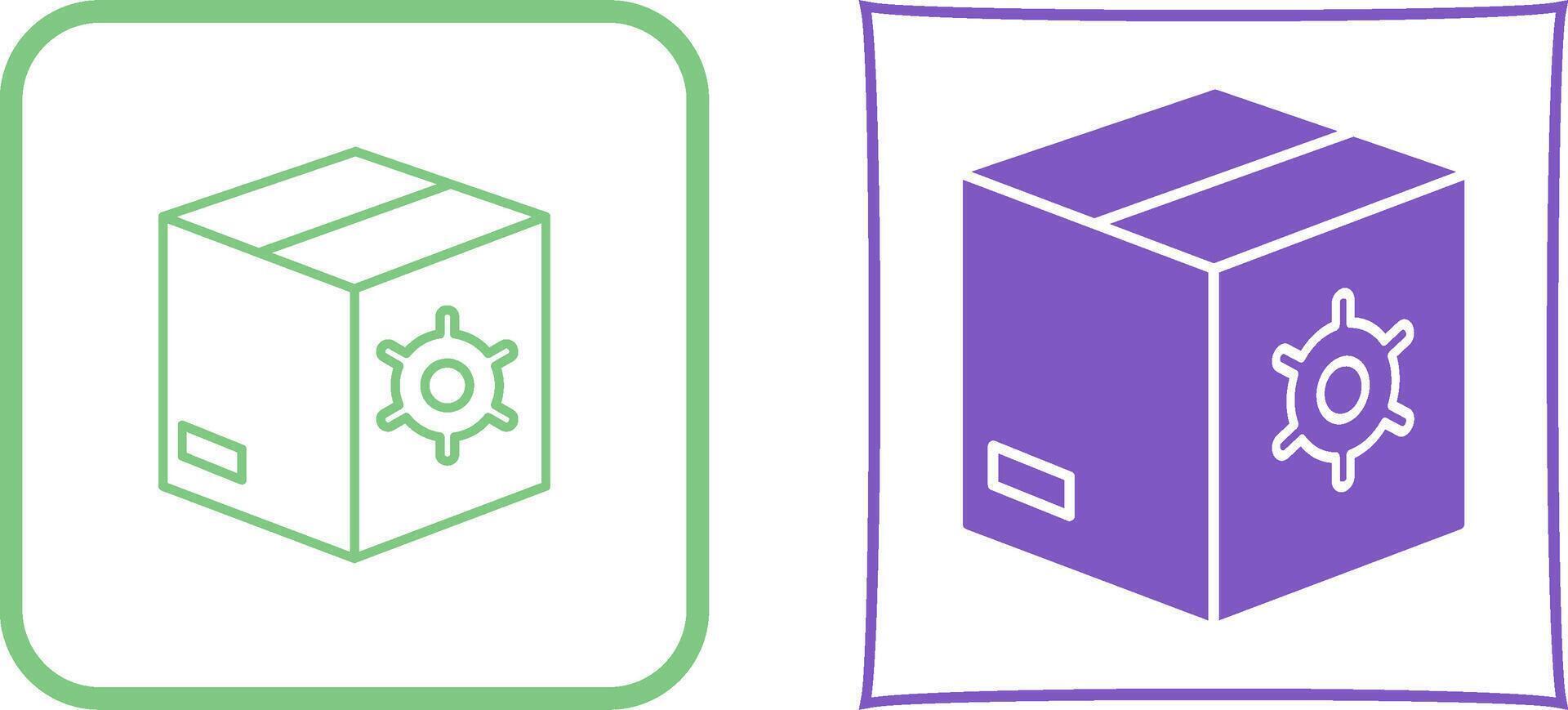 Unique Seo Packages Icon Design vector