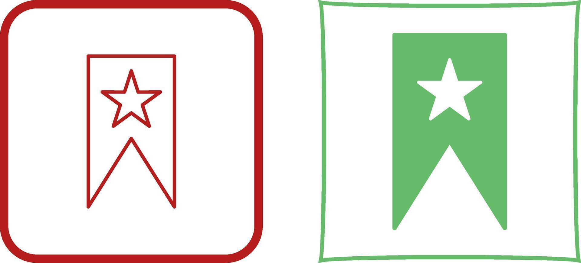Unique Bookmarking Services Icon Design vector
