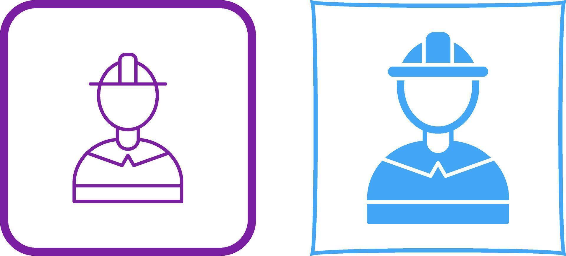 Unique Firefighter Icon Design vector