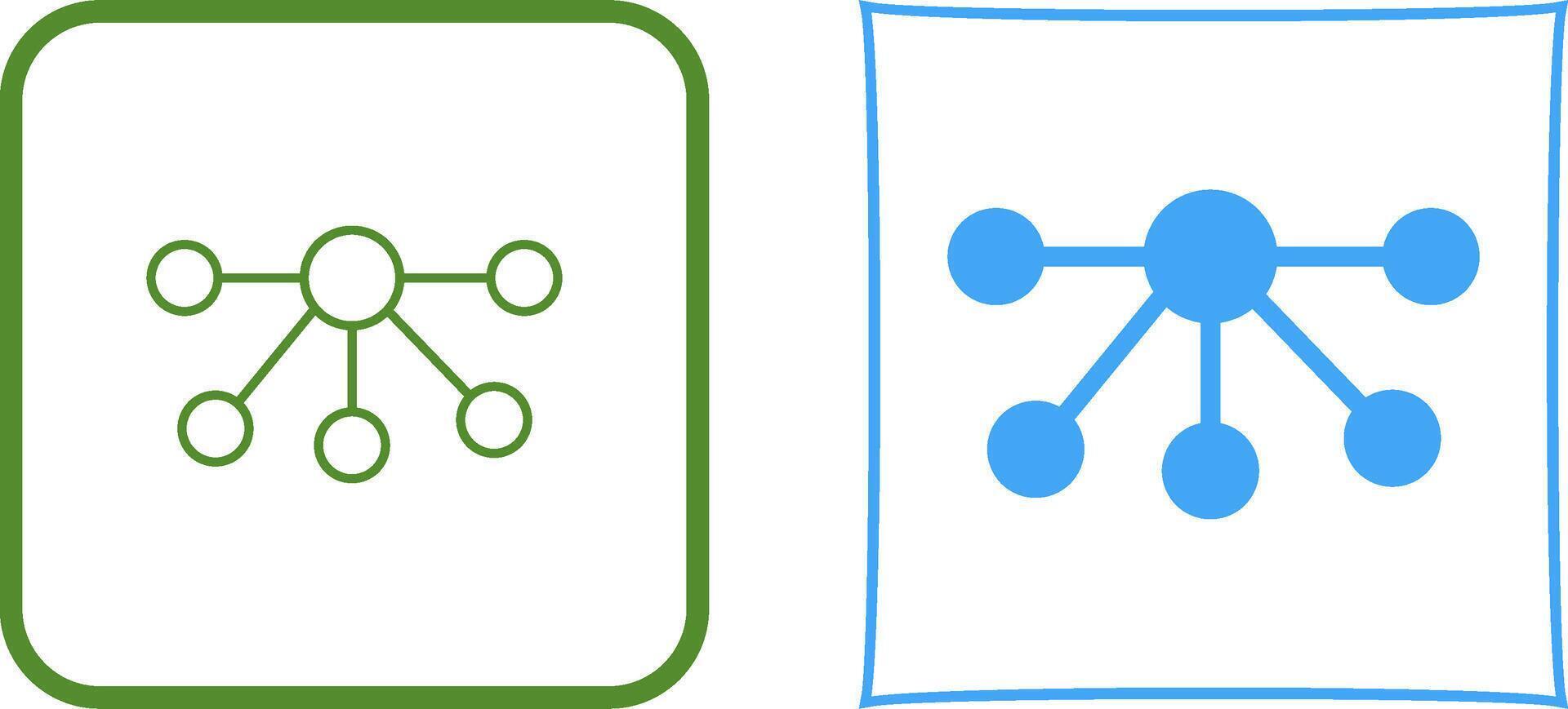 Nodes Icon Design vector