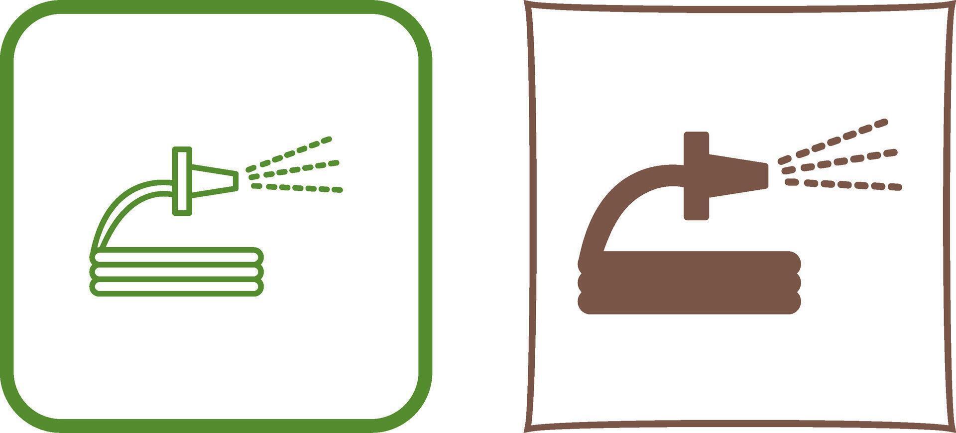 Unique Spraying Water Icon Design vector