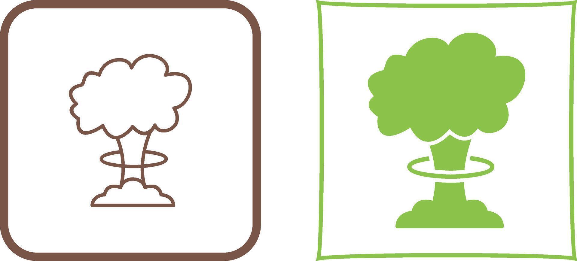 Unique Bomb Blast Icon Design vector