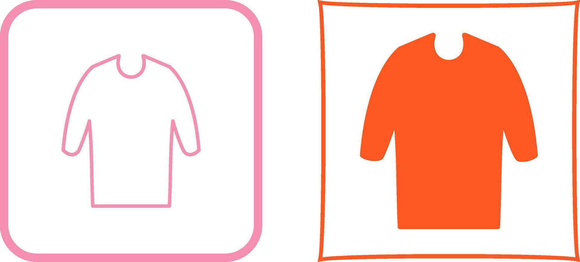 Casual Shirt Icon Design vector