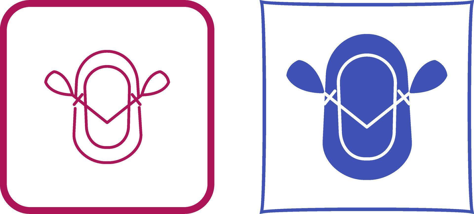 Dinghy Icon Design vector