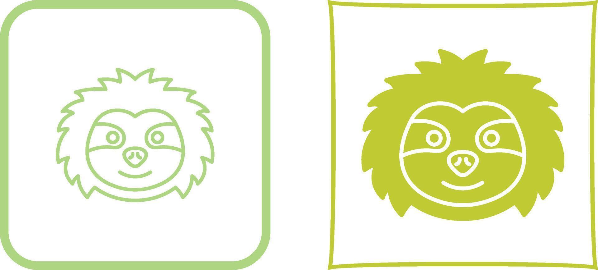 Sloth Icon Design vector
