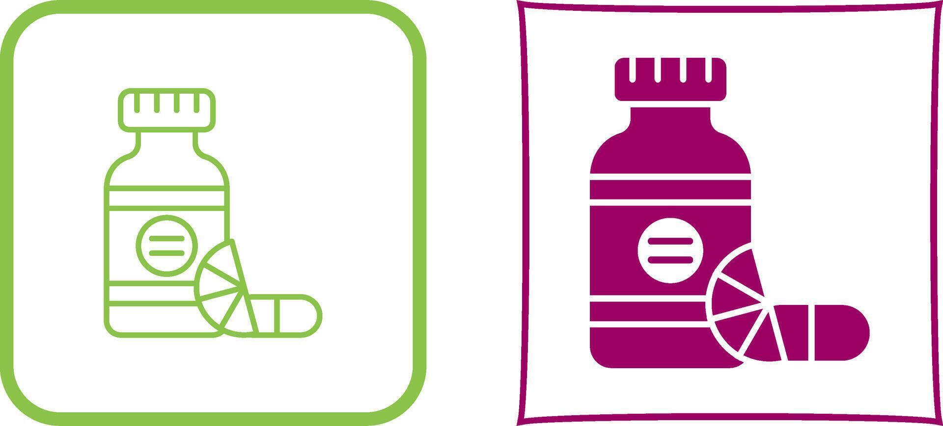 Vitamins Icon Design vector