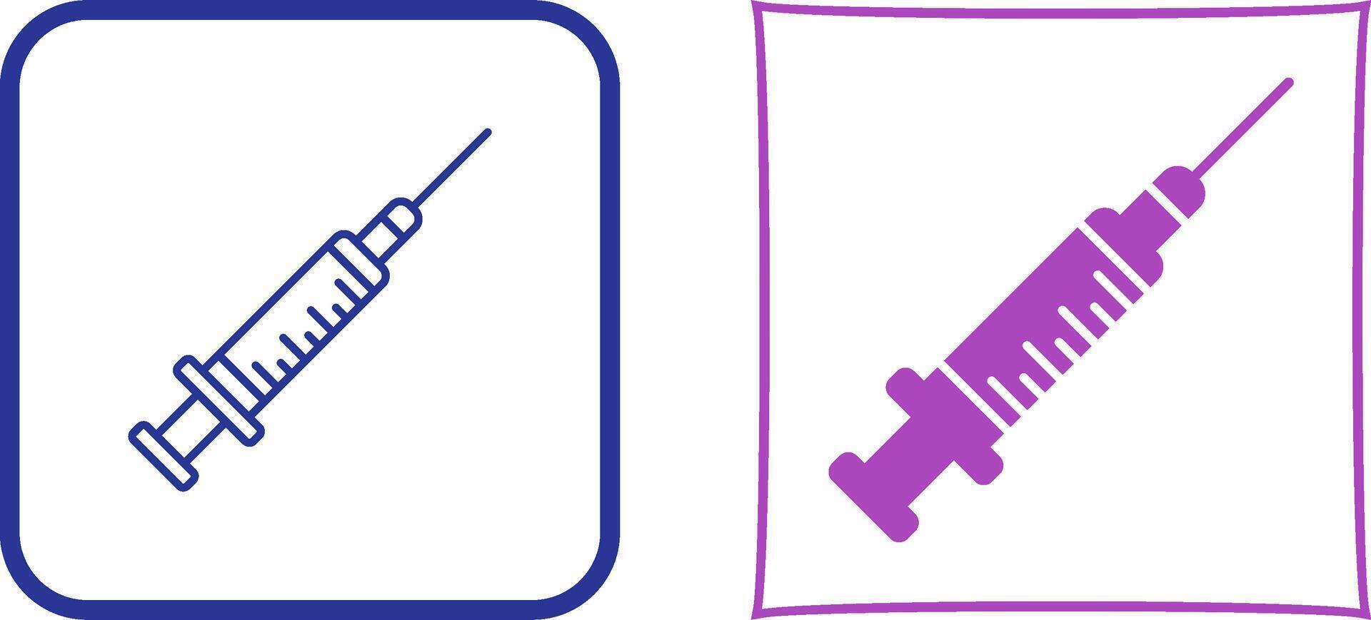Syringe Icon Design vector