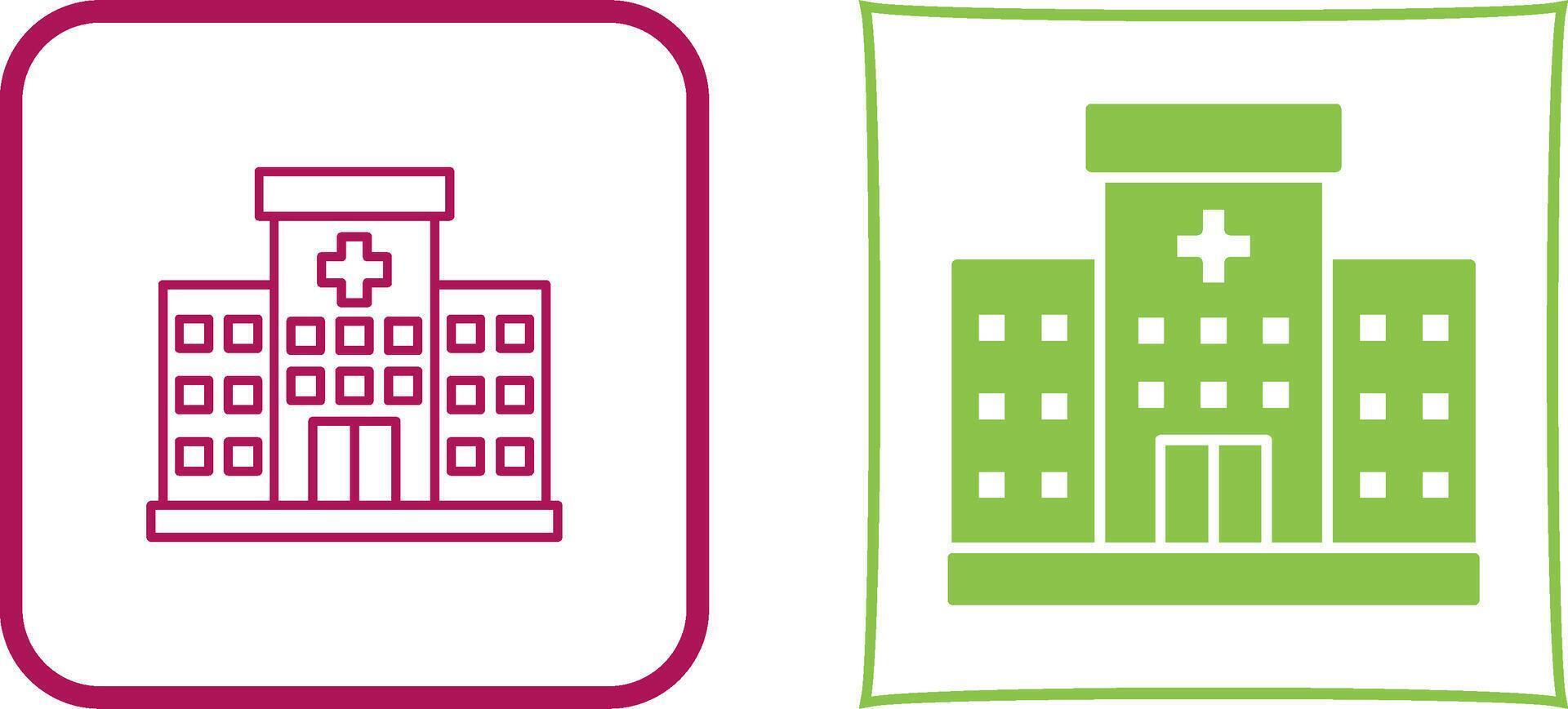 Hospital Icon Design vector