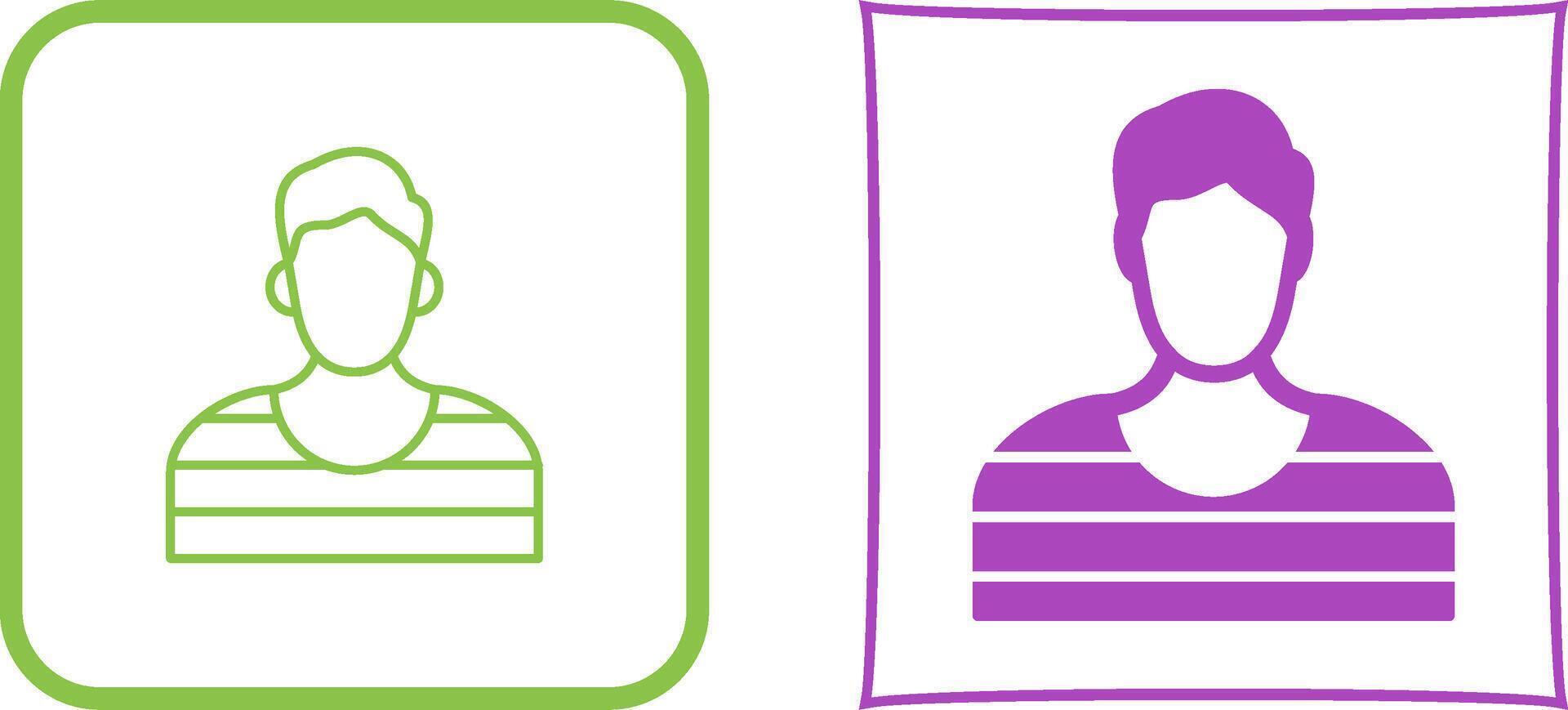 Prisioner Icon Design vector