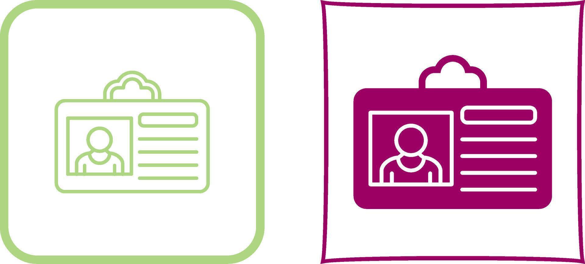 Criminal Card Icon Design vector